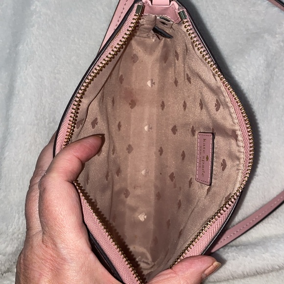 Kate Spade dusty rose crossbody bag with tassel - Picture 10 of 12